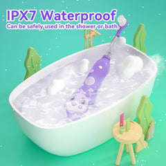 IPX7 waterproof design for bathroom or shower use