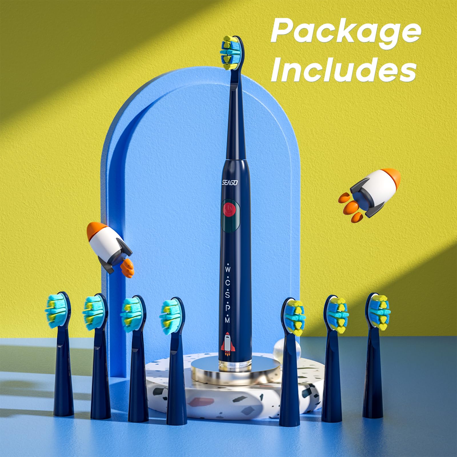 Safe design for ages 3–12 with multiple adjustable modes