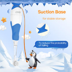 Penguin-themed design close-up of SEAGO SG-513 Navy-C
