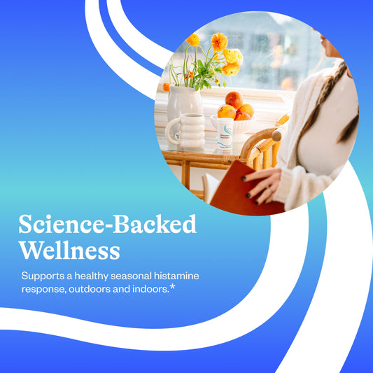 Seasonal histamine support concept image