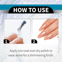 Seche FX Diamond Top Coat blue dry-fast formula for quick polish