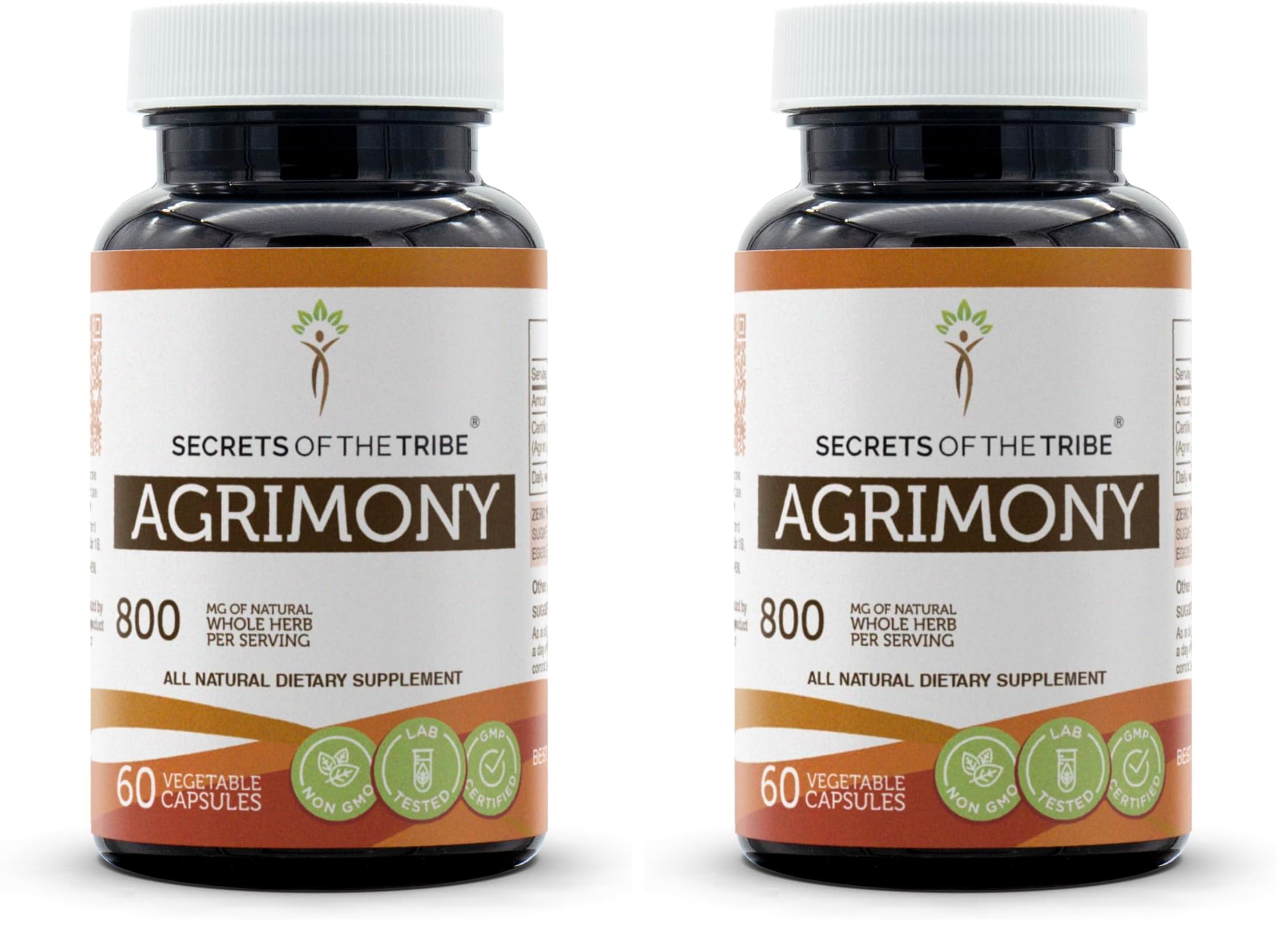 Bottle of Secrets of the Tribe Agrimony 60 capsules