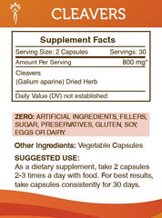 Label indicating no artificial colors or preservatives