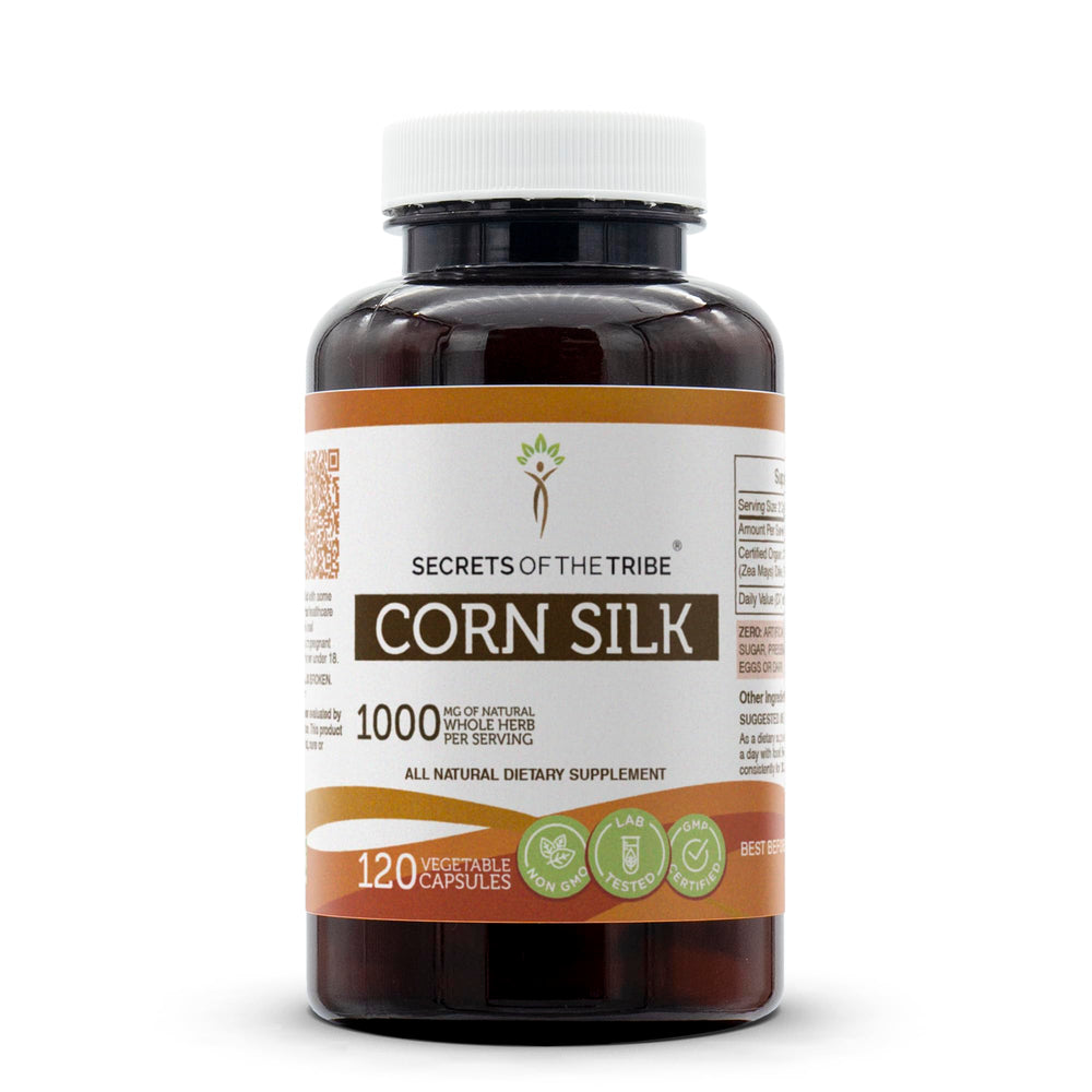 Secrets of the Tribe Corn Silk bottle front view