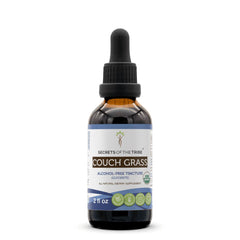 2 oz bottle of Secrets of the Tribe Couch Grass USDA Organic extract