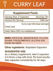 Nutrition label indicating 1000 mg per serving