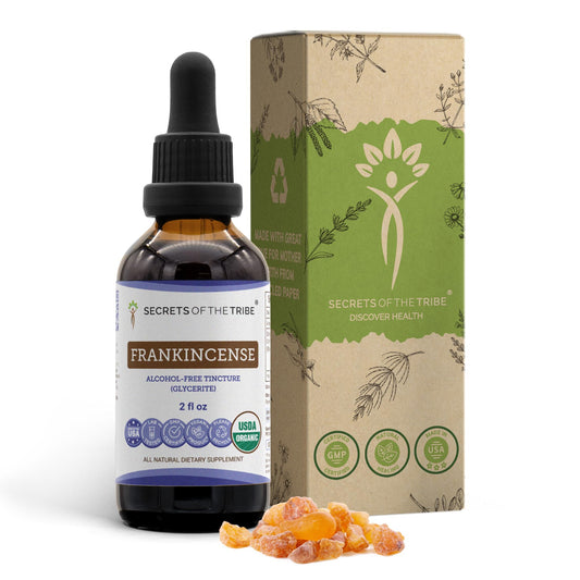 Secrets of the Tribe Frankincense USDA Organic Tincture bottle 2 oz