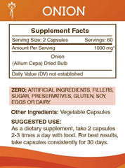 Front label view of Secrets of the Tribe Onion bottle