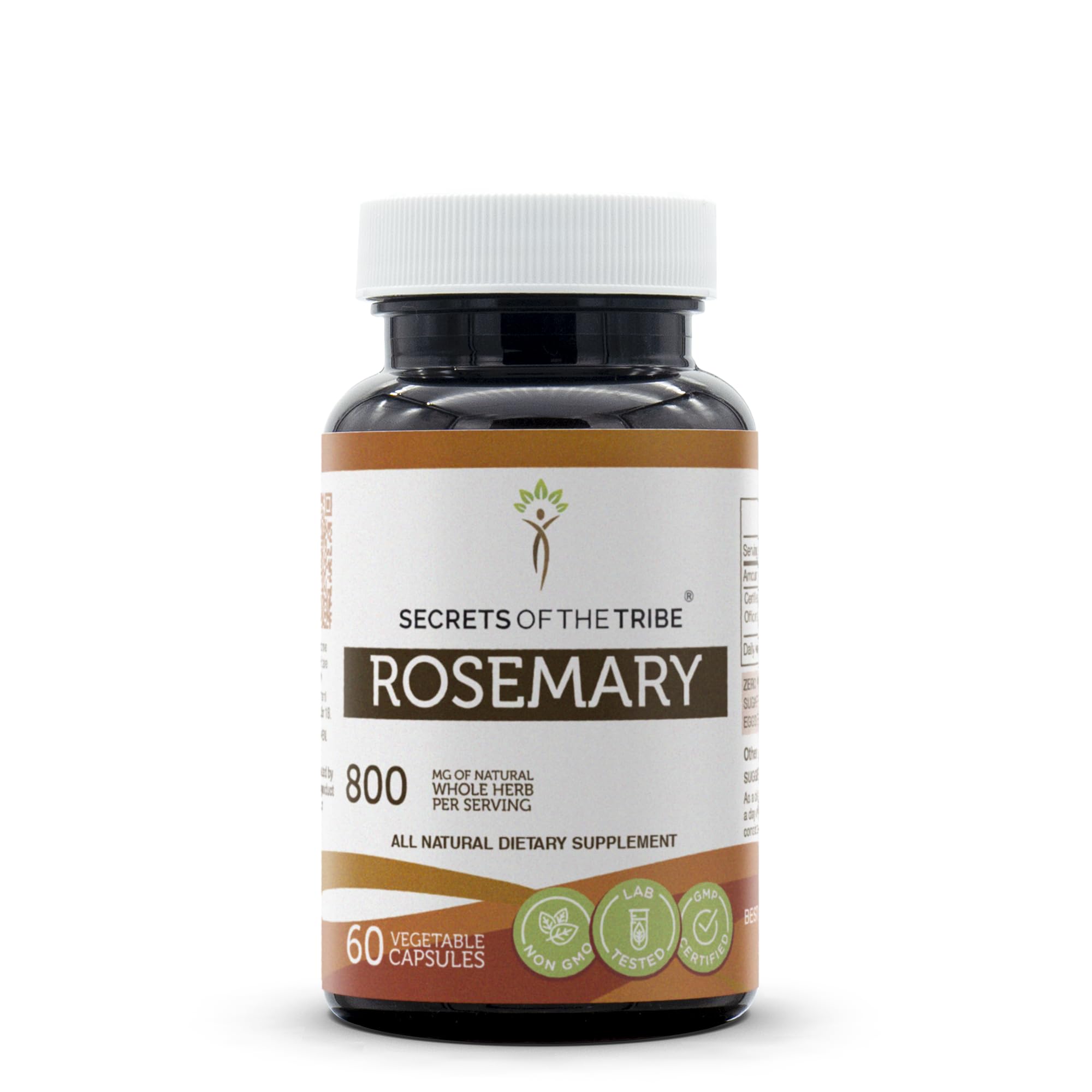 Secrets of the Tribe Rosemary bottle with 60 capsules