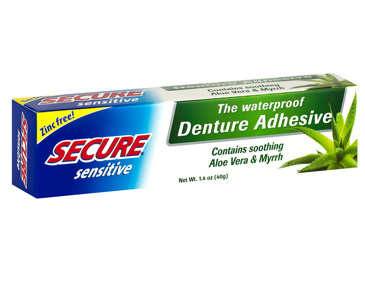 Secure Sensitive Denture Adhesive 1.4 oz tube