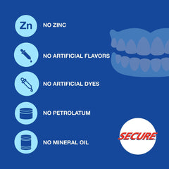 Secure Waterproof Denture Adhesive for partial dentures