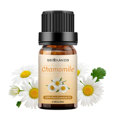 Chamomile essential oil purity and ingredients label