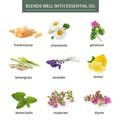Blending eucalyptus with lavender and lemon for fragrance