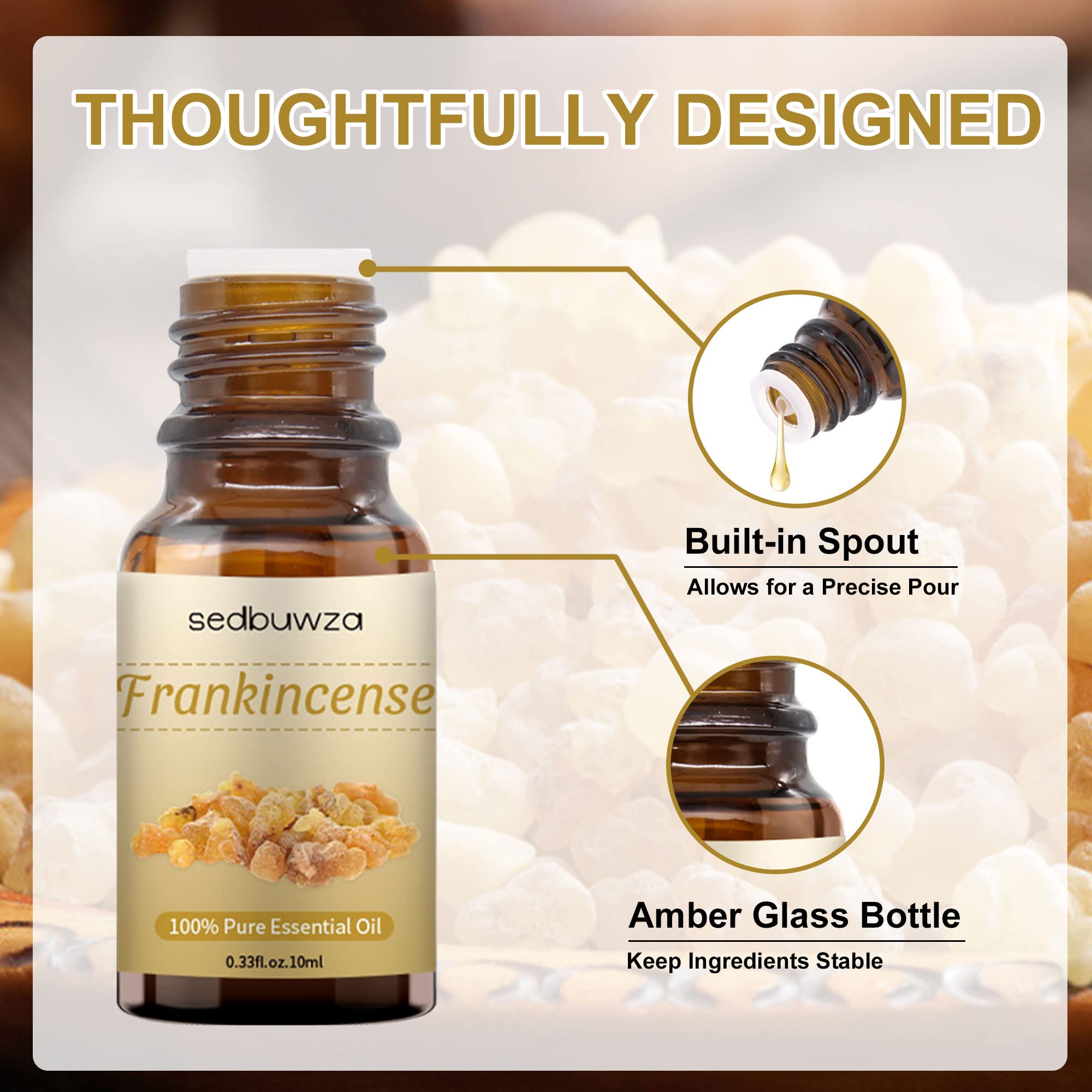 Diffuser setup using Sedbuwza Frankincense essential oil