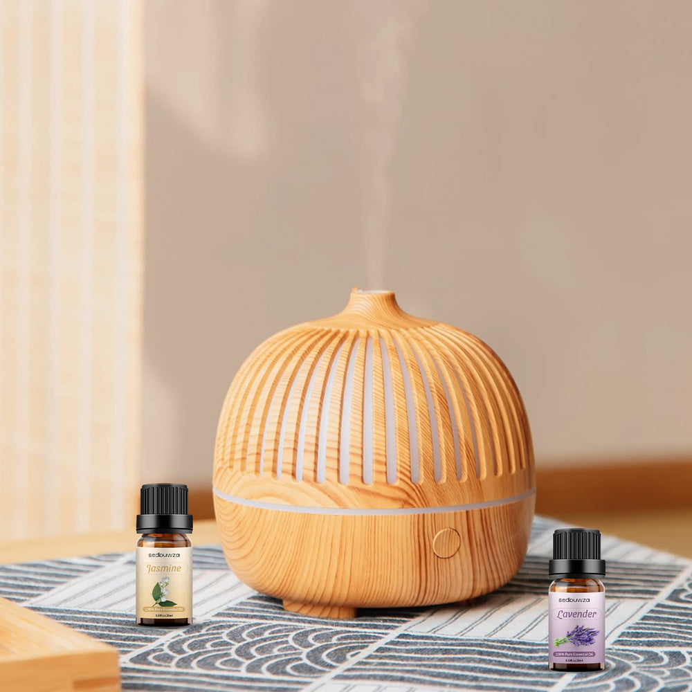 Diffuser setup with lavender jasmine oil blend