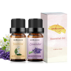 Packaging for Sedbuwza Lavender Jasmine Essential Oil Set