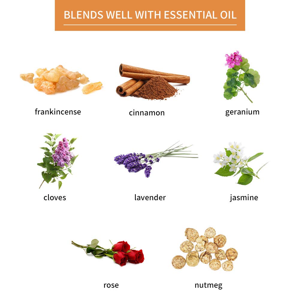 Aromatherapy blends featuring orange oil with other y oils