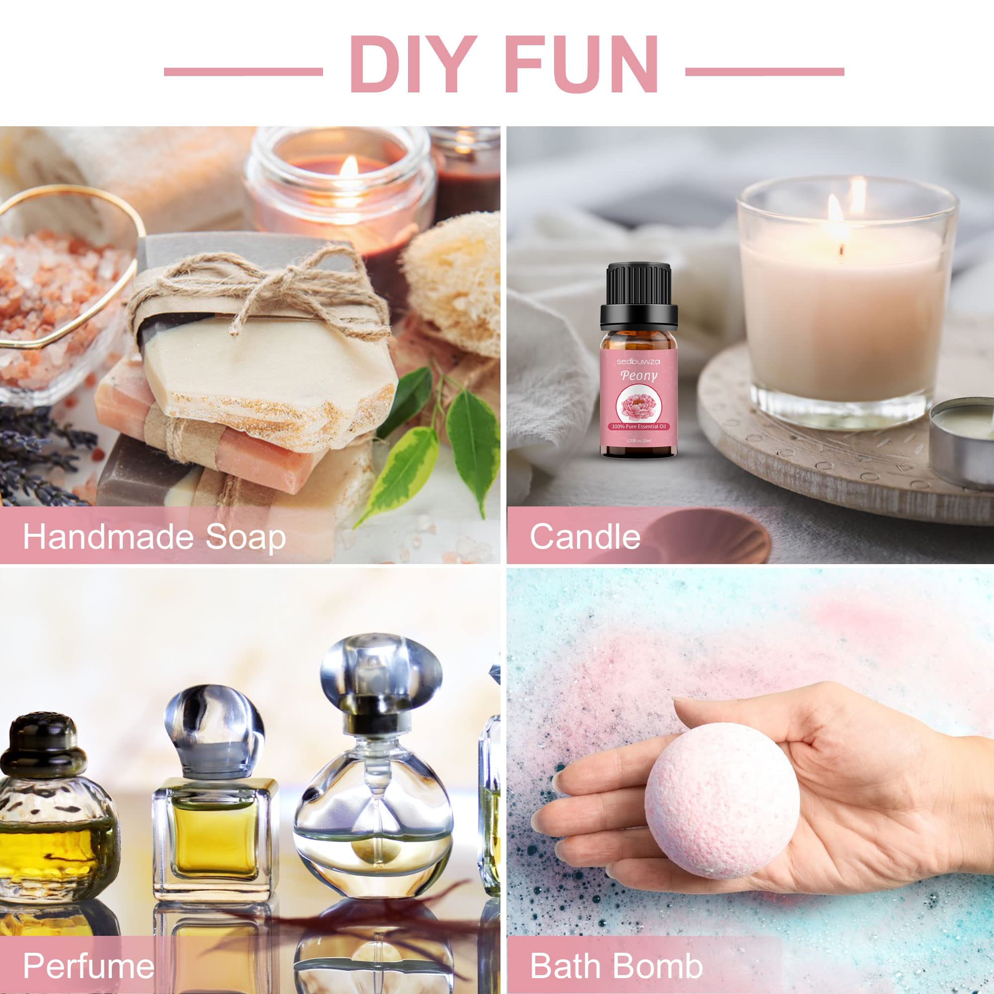 Diffuser with Sedbuwza Peony fragrance oil