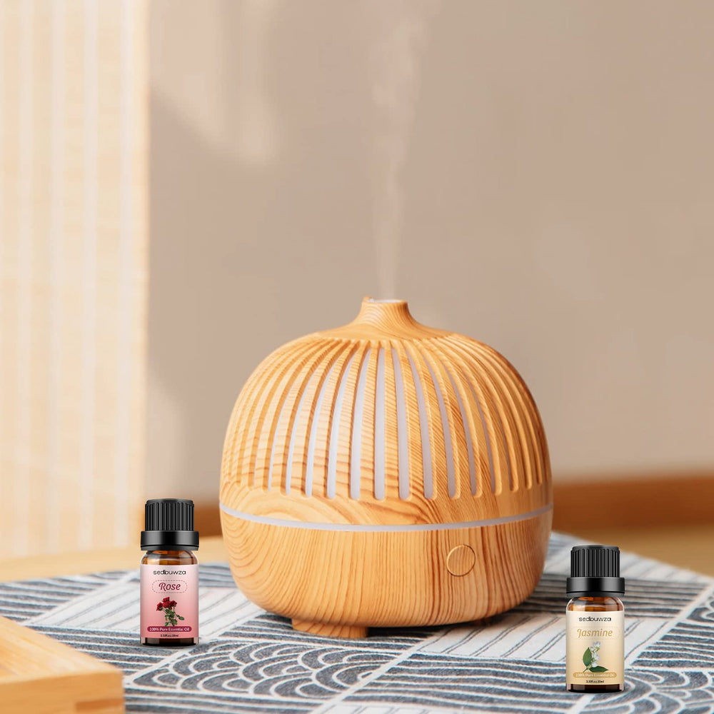 Diffuser with water releasing jasmine and rose aroma