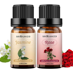 Home fragrance arrangement with diffuser and candles