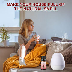 Scented candles and soaps made with essential oil set