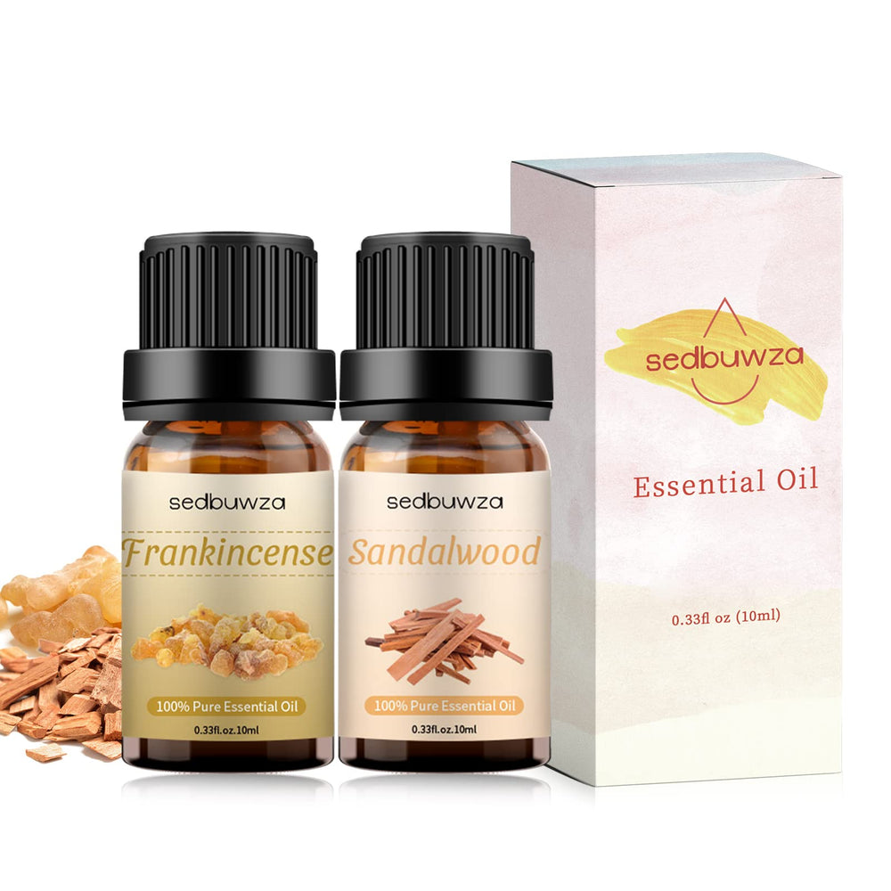 Spa-like setup with diffuser and candles using essential oils