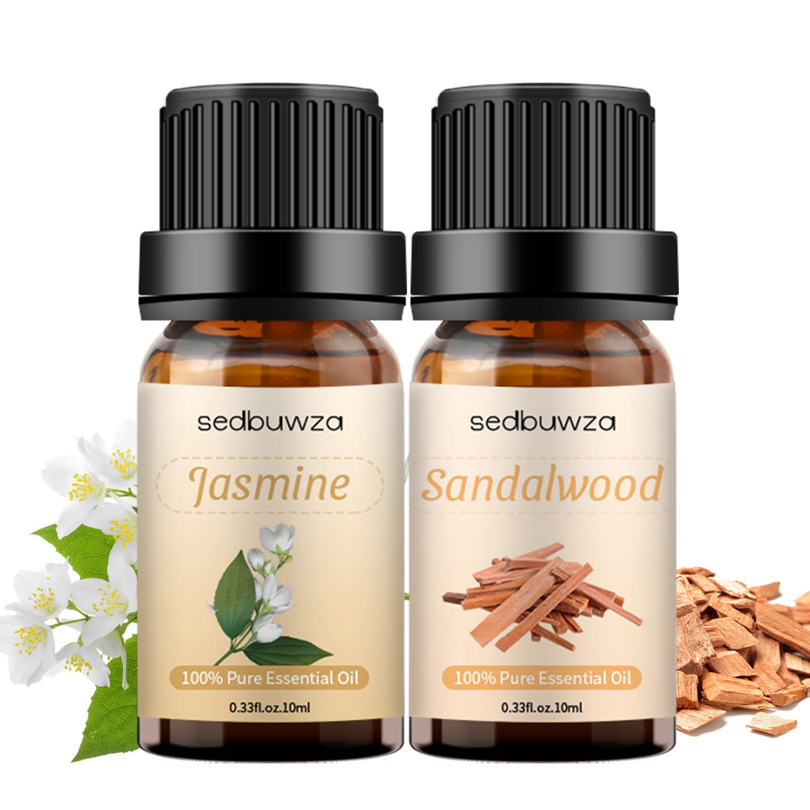Versatile essential oil set for diffusers, aromatherapy, massages, soaps, and candles