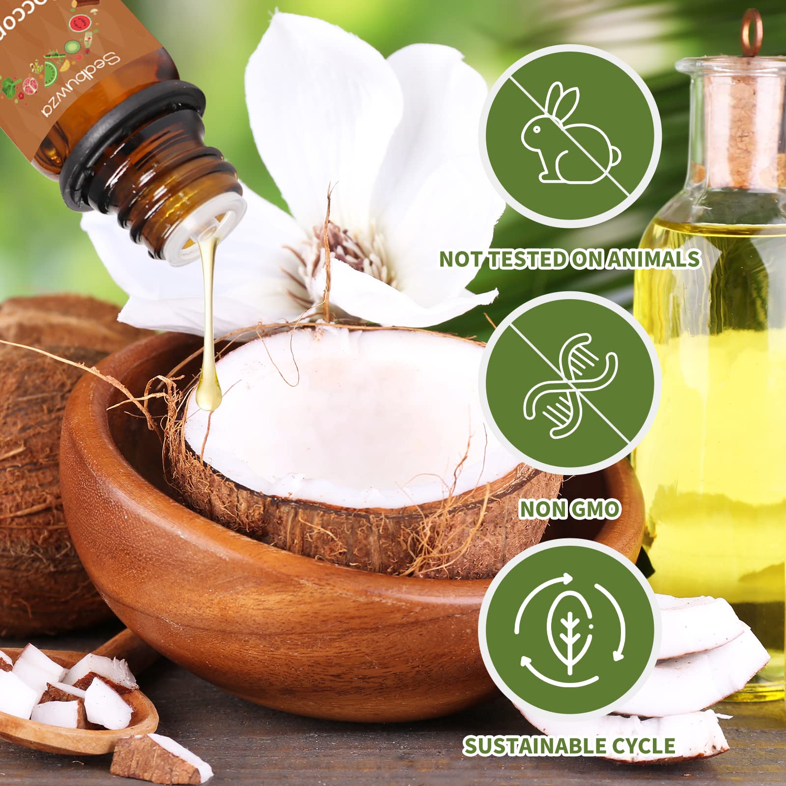 Vanilla essential oil bottle 10 ml by Sedbuwza