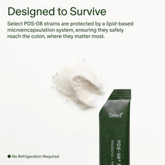 Seed PDS-08 vegan and shelf-stable kid-friendly product.