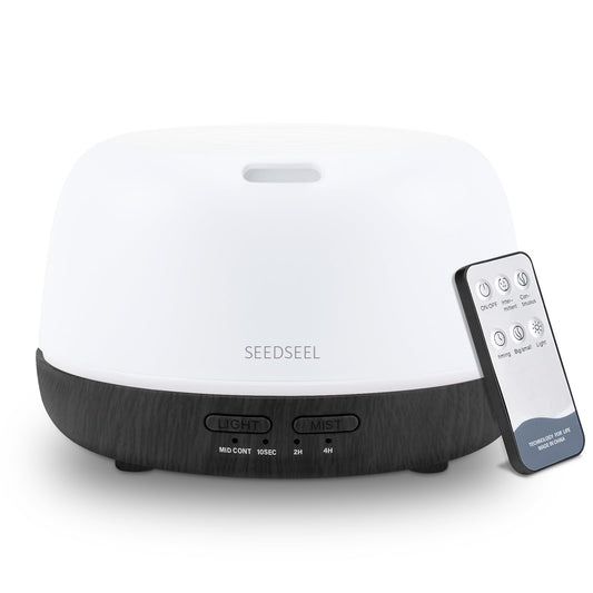 SEEDSEEL 300ML essential oil diffuser with remote control