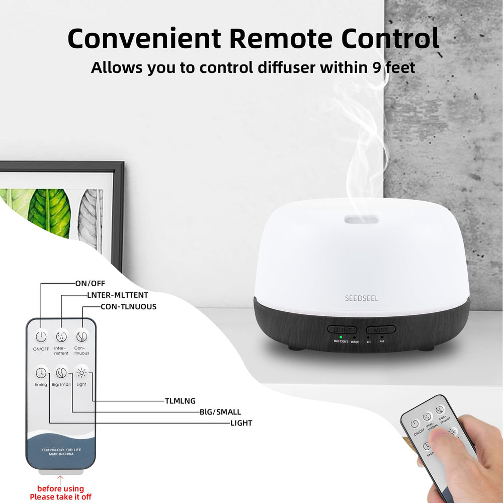 SEEDSEEL diffuser in bedroom setting