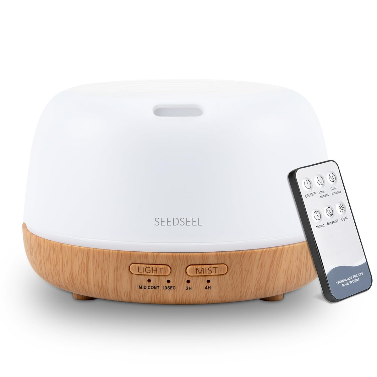 SEEDSEEL 300ML Essential Oil Diffuser - front view