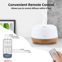 SEEDSEEL 300ML essential oil diffuser - packaging and features