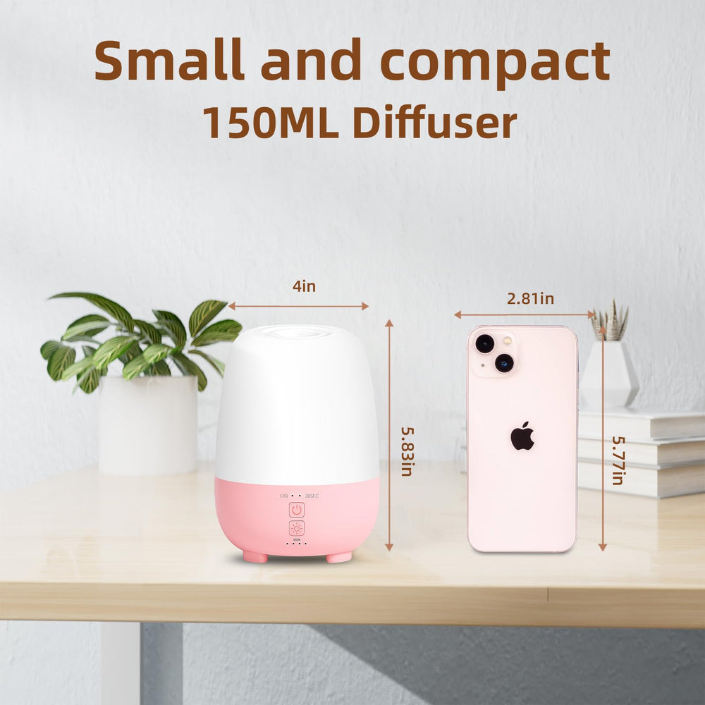 Portable diffuser being carried for aromatherapy on the go