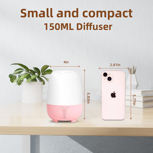 Portable diffuser being carried for aromatherapy on the go
