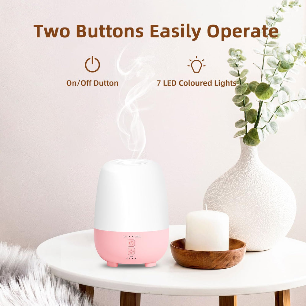 USB-C rechargeable SEEDSEEL cordless diffuser with plug nearby