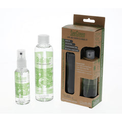 SEEGREEN Lens and Screen Cleaning Kit with 2oz spray, 6oz refill, RPET microfiber cloths, and RPET slipcase