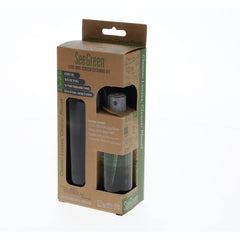 RPET microfiber cloths and recycled slipcase included in SeeGreen cleaning kit