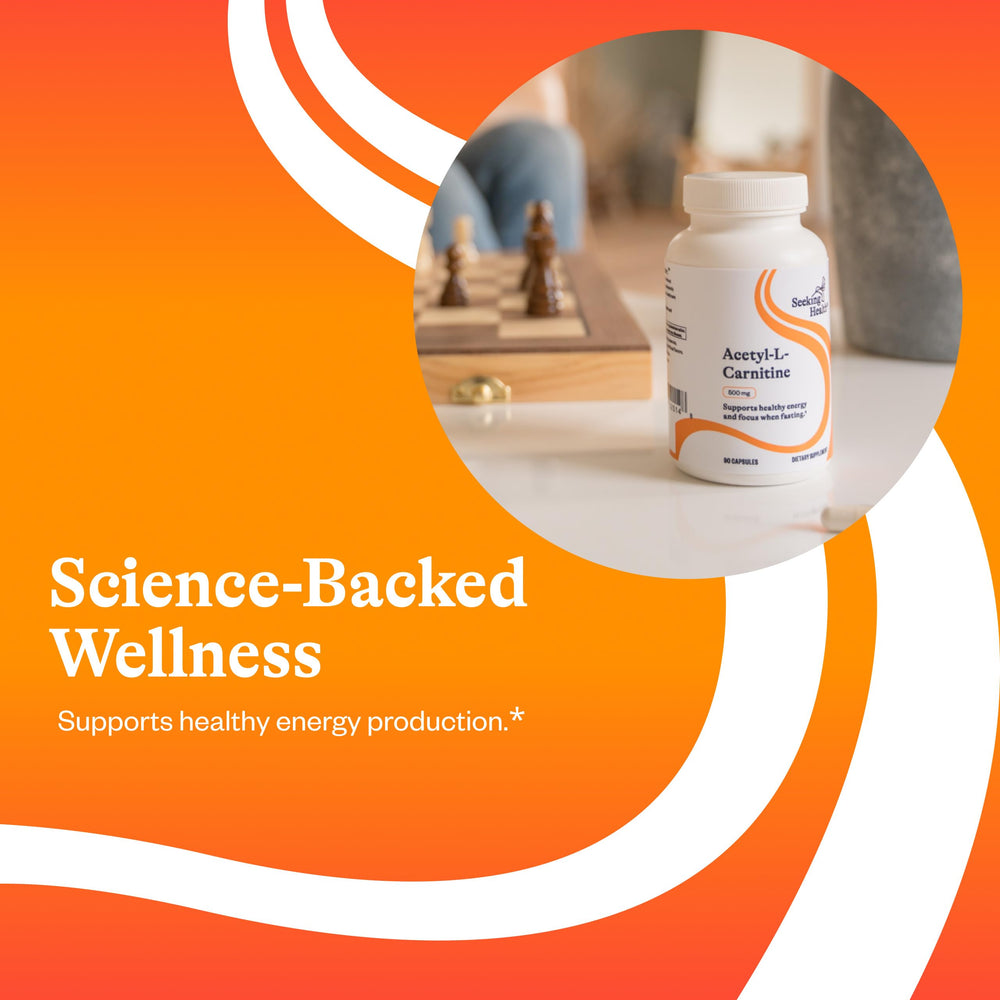 Supplement facts panel of Acetyl-L-Carnitine