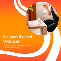 Illustration of B vitamins B1, B2, B3 and others in the supplement