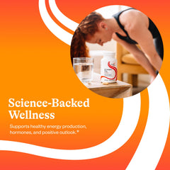 Ingredients show B vitamins including folate, riboflavin, biotin, and choline