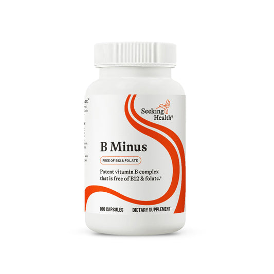 Seeking Health B-Minus bottle - 100 capsules