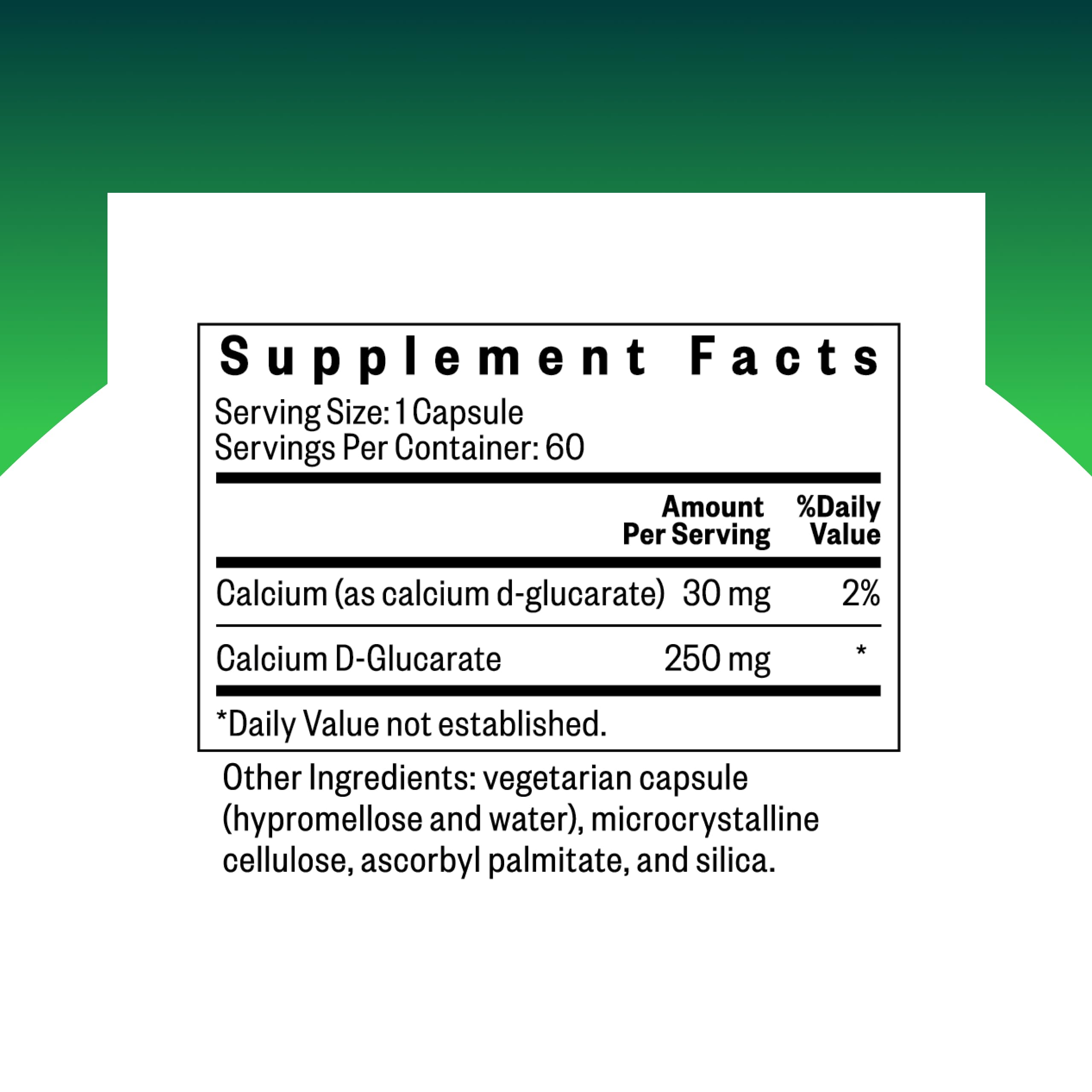 Calcium D-Glucarate capsules close-up