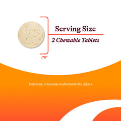 Close-up of chewable tablets