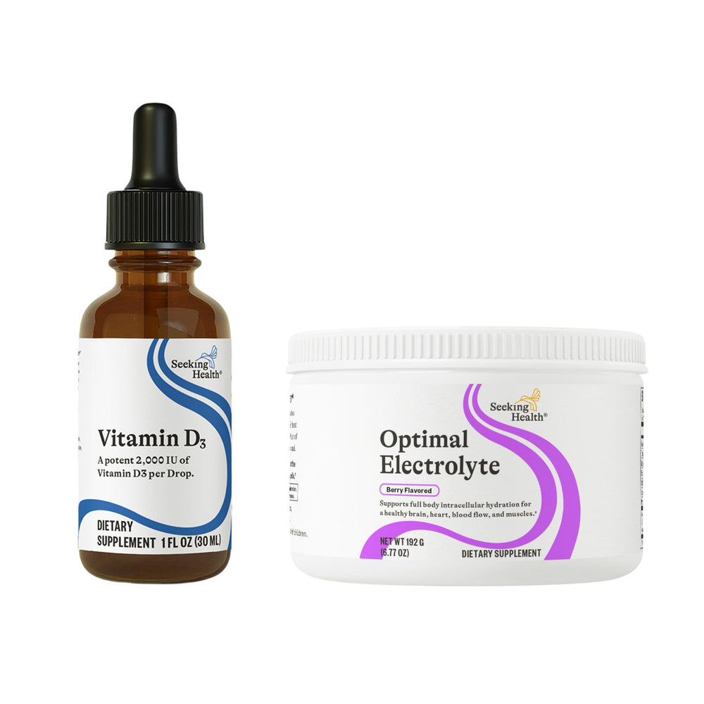 Packaging box and bottle display for Vitamin D3 Drops