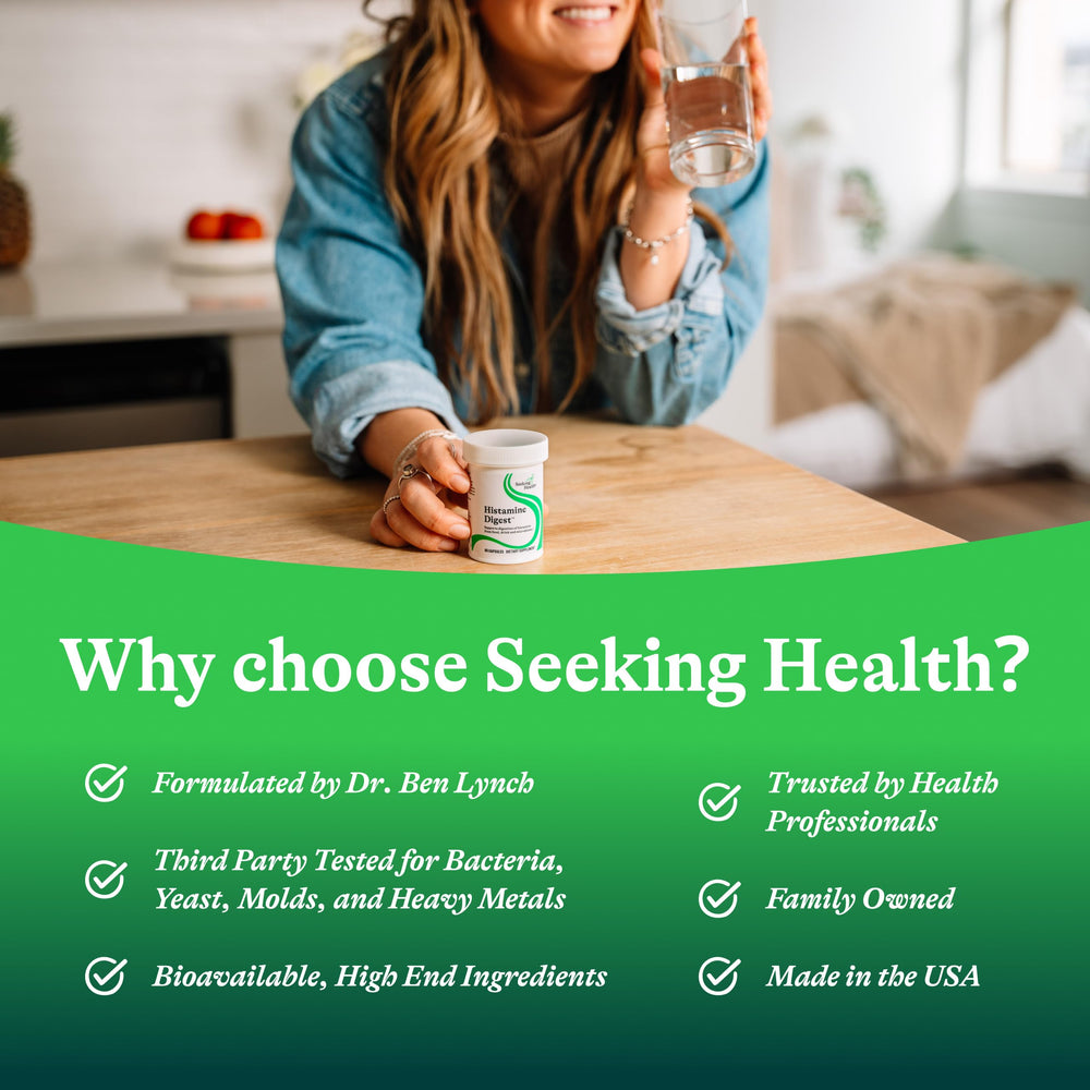 Nutrition facts panel and ingredients for DAO Enzyme