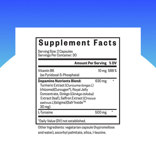 Close-up of bottle label showing vegetarian capsules