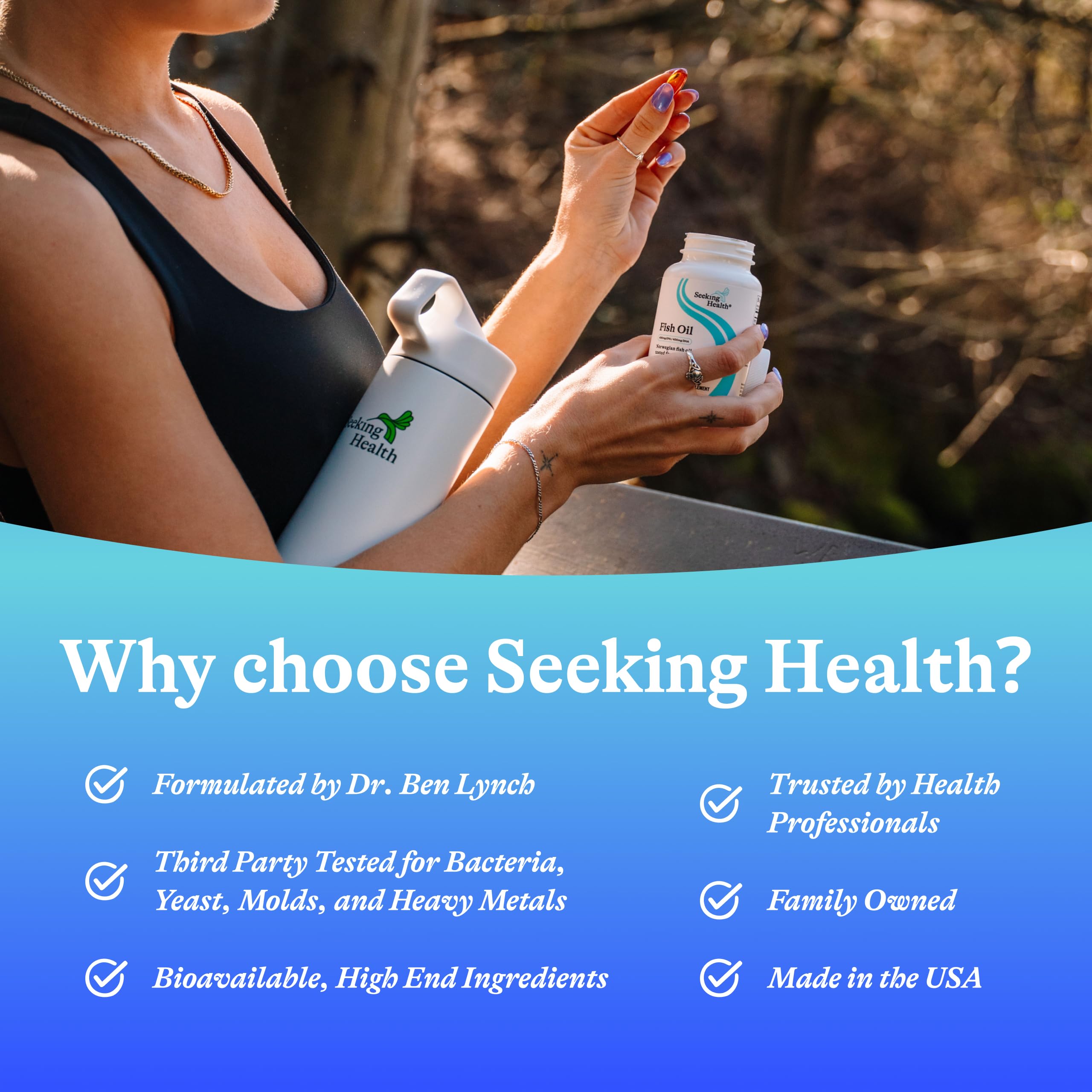 Supplement facts panel and packaging of the product