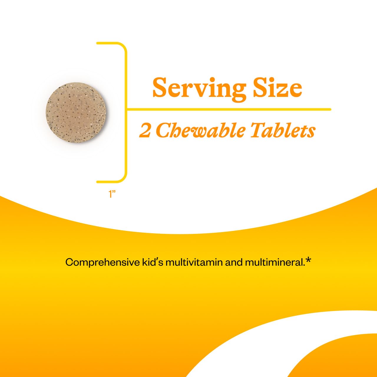 Nutrition label of Seeking Health Kids Multivitamin Chewable