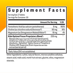 Front view of Seeking Health Kids Optimal Focus bottle